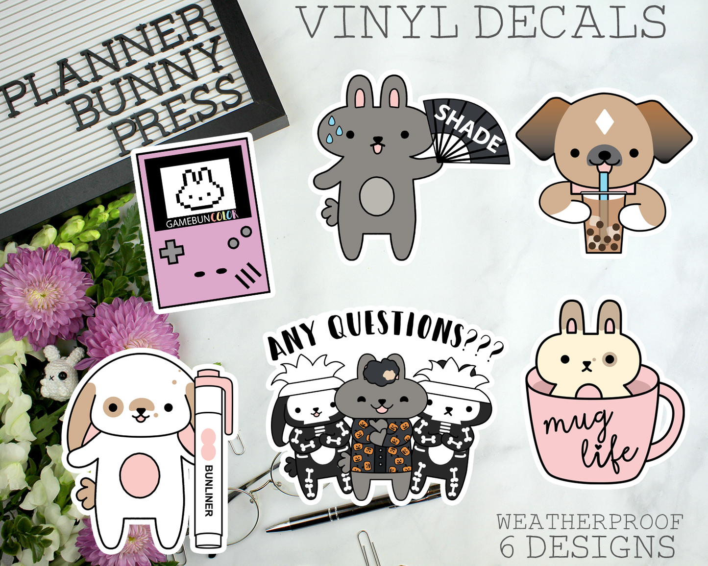 Bunsquad Weatherproof Decals | LAST CHANCE