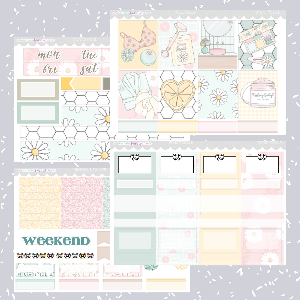 Treat Yoself | Vertical Sticker Kit