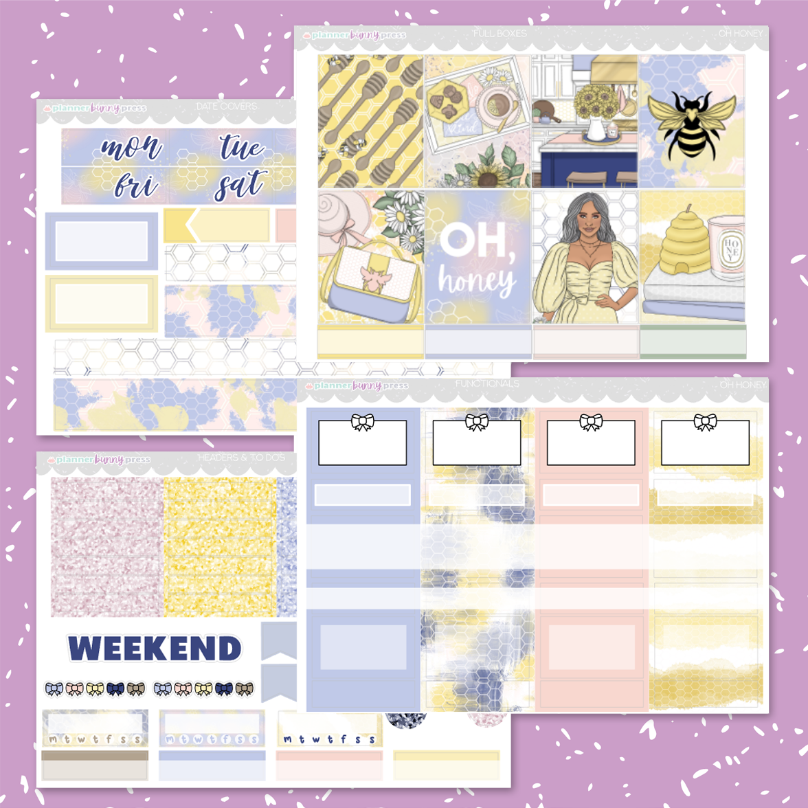 Oh, Honey | Vertical Sticker Kit