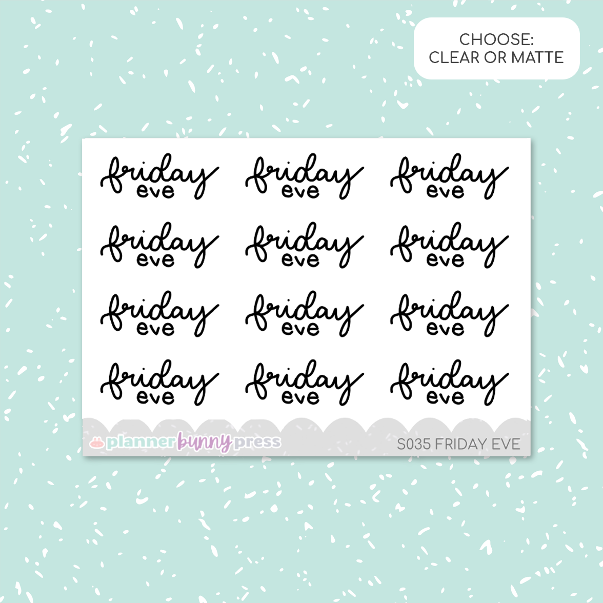 Friday Eve | Script Mini