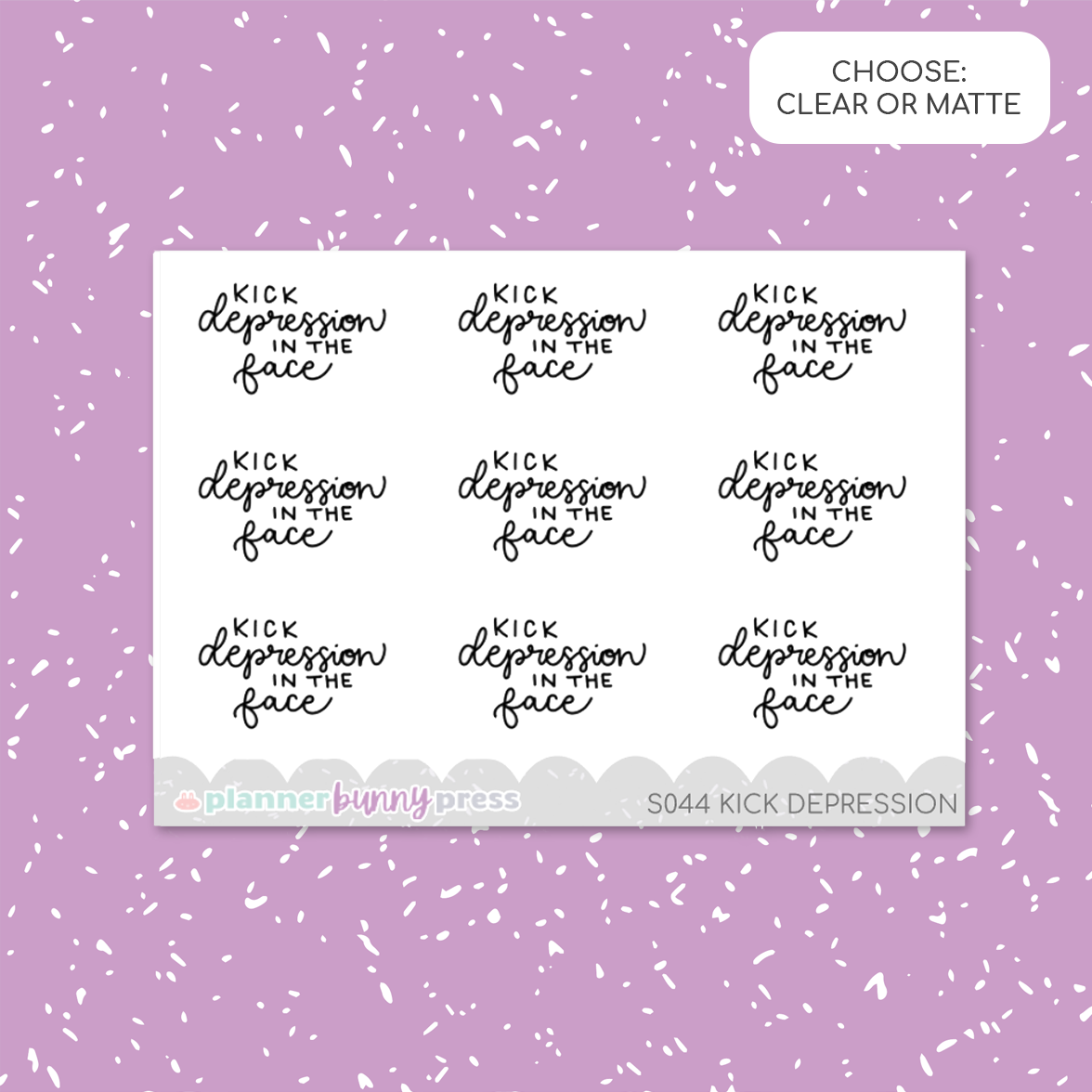 Kick Depression In the Face | Script Mini