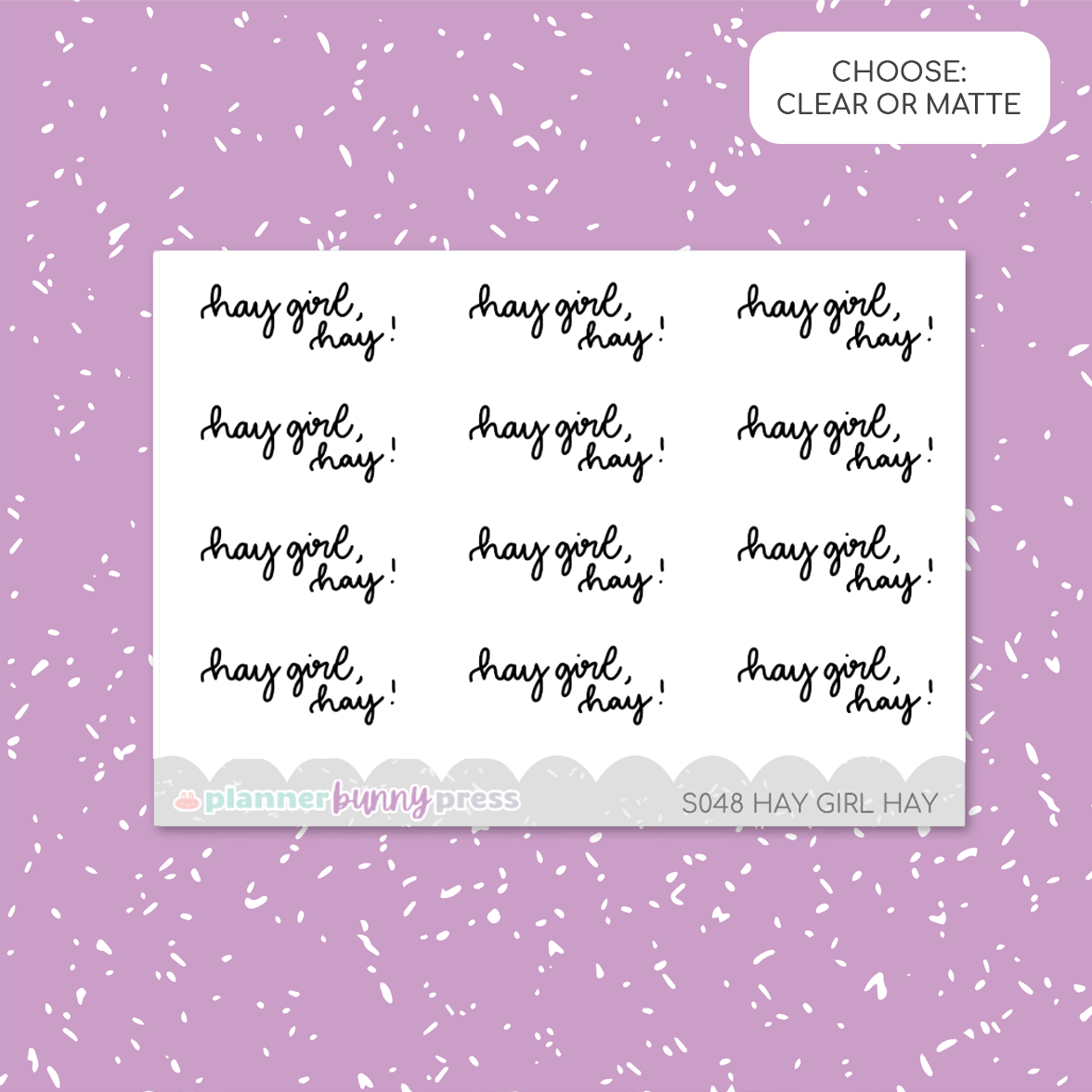 Hay, girl, hay! | Script Mini