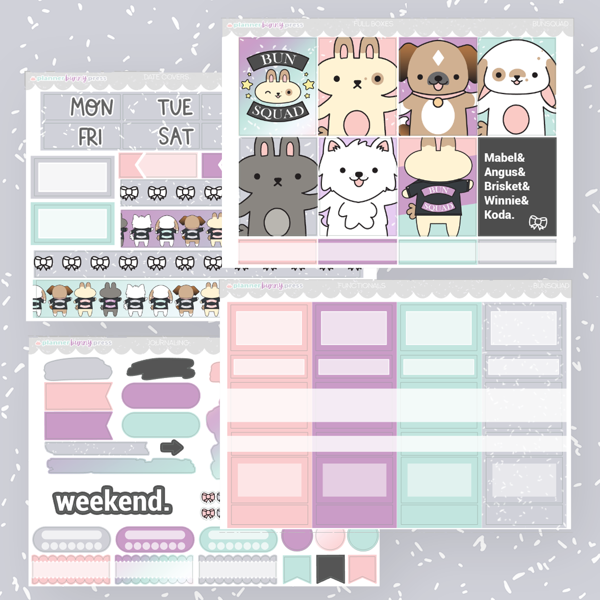 Bunsquad | Vertical Sticker Kit
