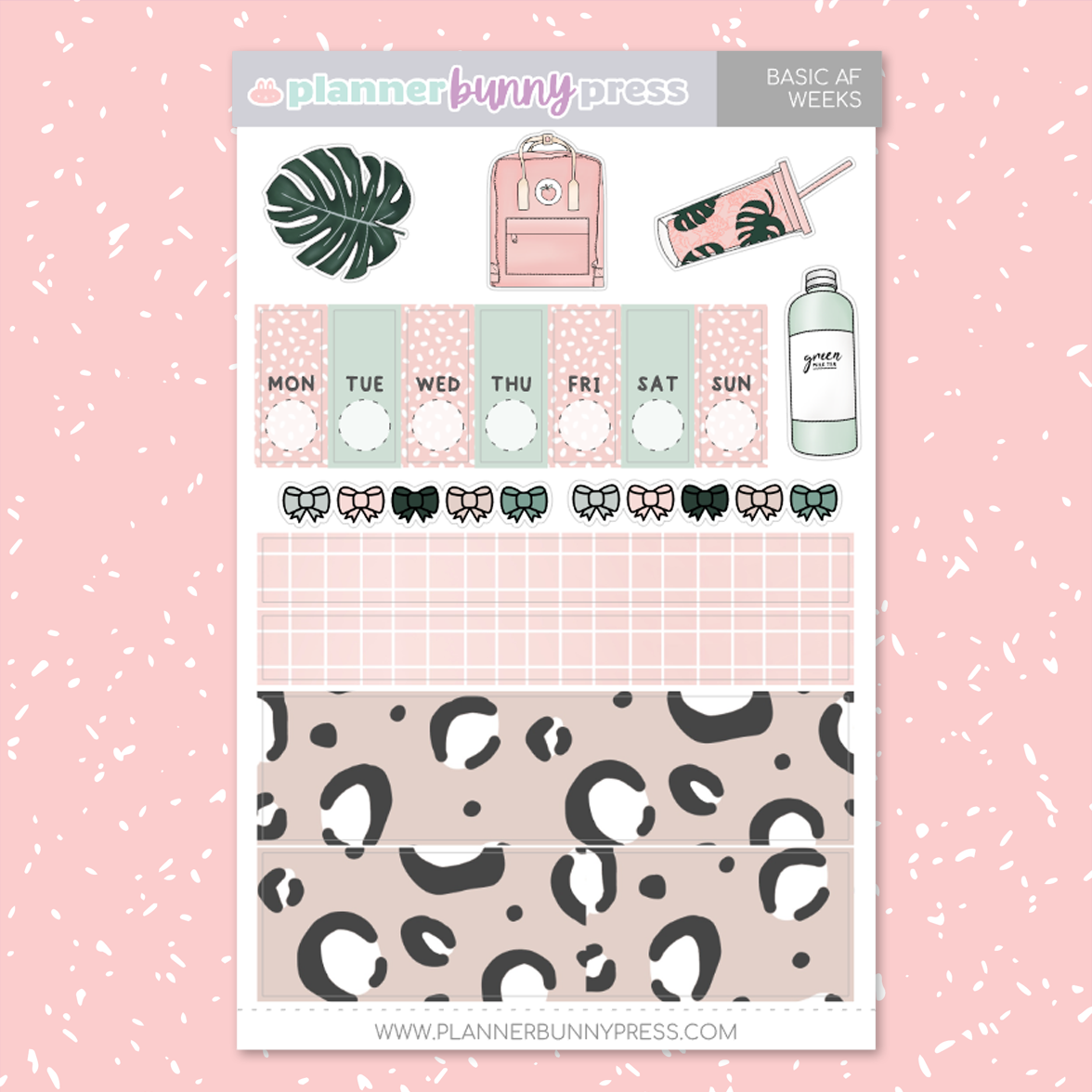 Basic AF | Hobonichi Weeks Sticker Kit