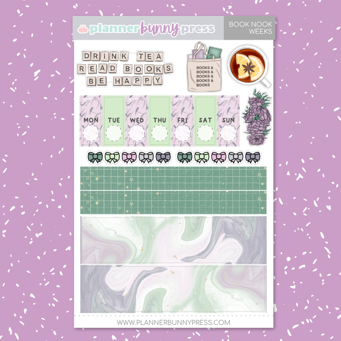 Book Nook | Hobonichi Weeks Sticker Kit