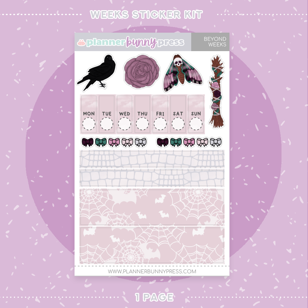 Beyond | Hobonichi Weeks Sticker Kit