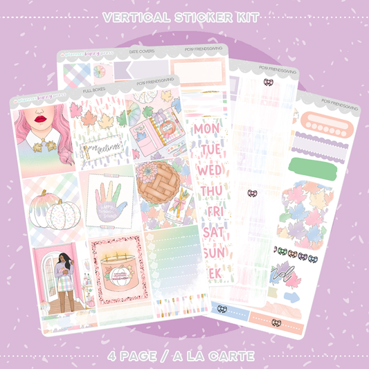 Friendsgiving | Vertical Sticker Kit
