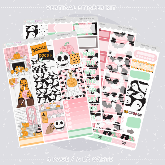 Pink-a-Boo | Vertical Sticker Kit