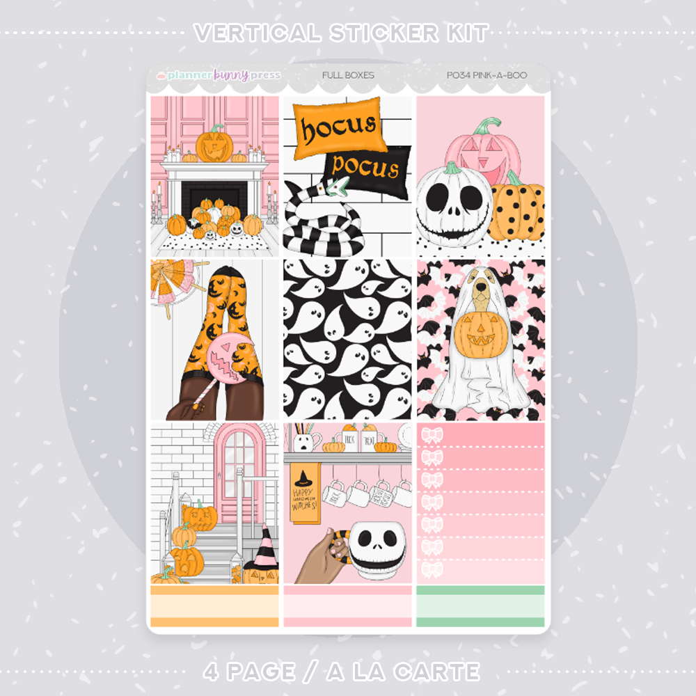 Pink-a-Boo | Vertical Sticker Kit