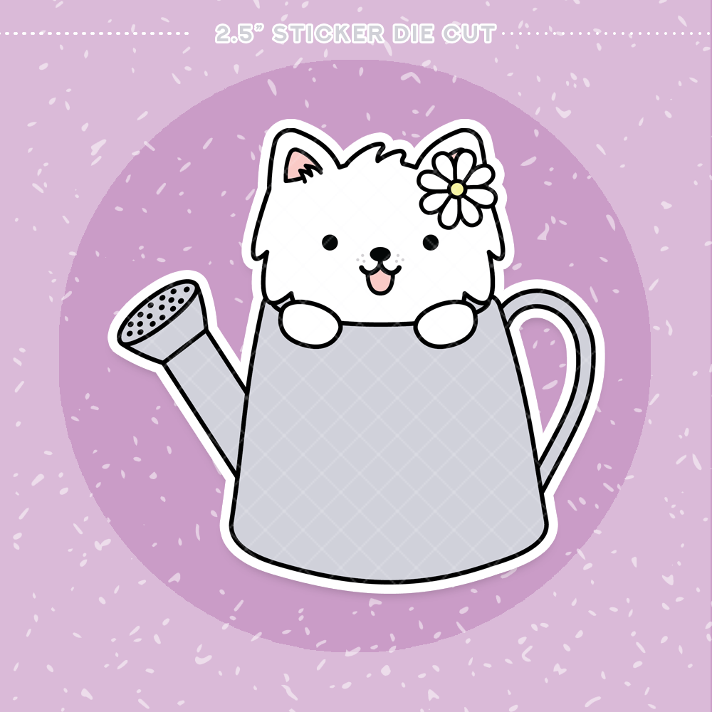 In The Garden Sticker Die Cut