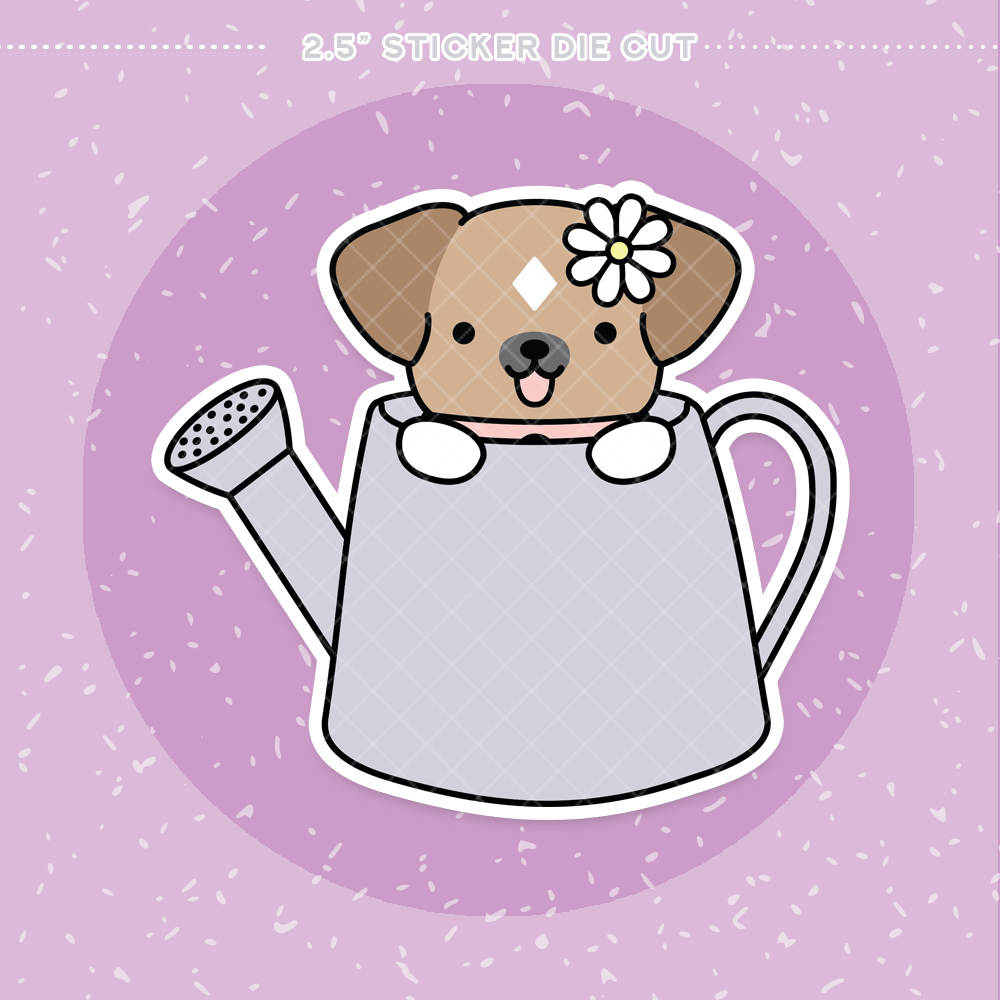 In The Garden Sticker Die Cut