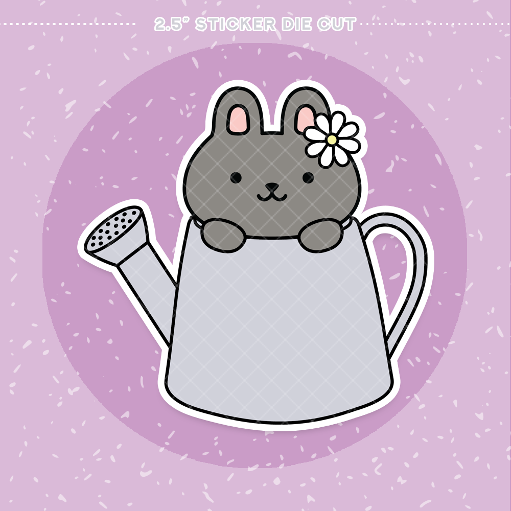 In The Garden Sticker Die Cut