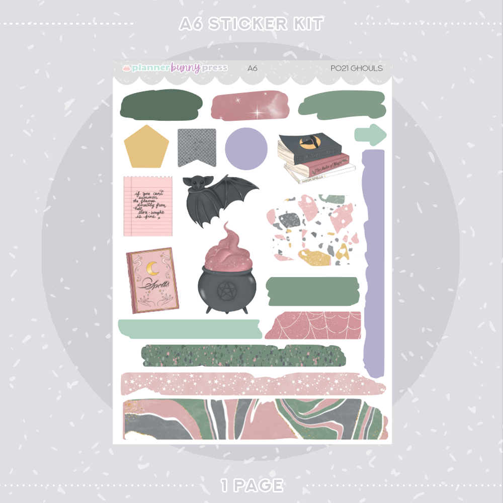 Ghouls | A6 Sticker Kit