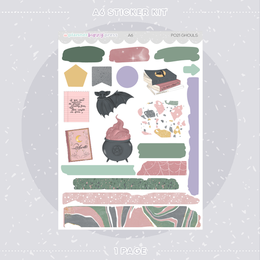 Ghouls | A6 Sticker Kit