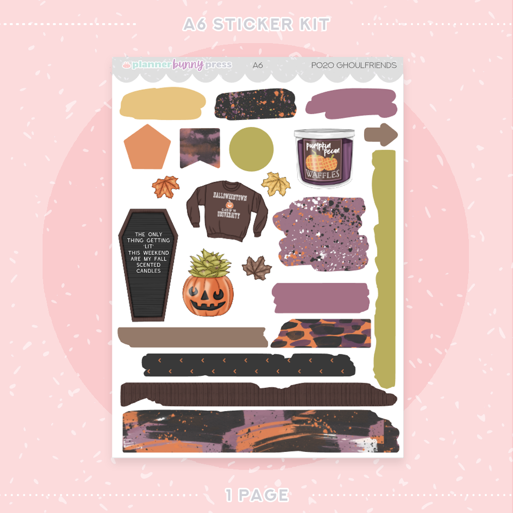 Ghoulfriends | A6 Sticker Kit