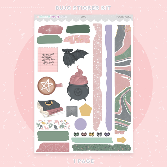 Ghouls | Bujo Sticker Kit