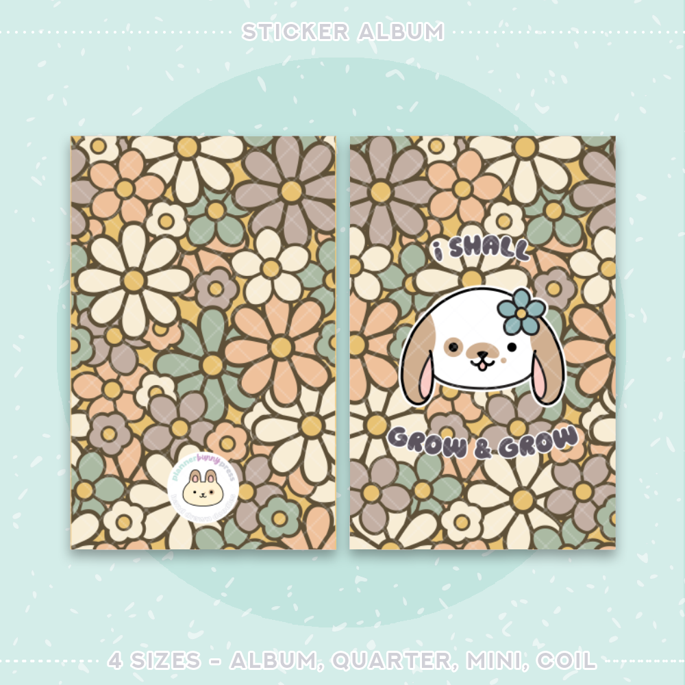 Sticker Kid Growing Grow & Grow Sticker Album – Planner Bunny Press