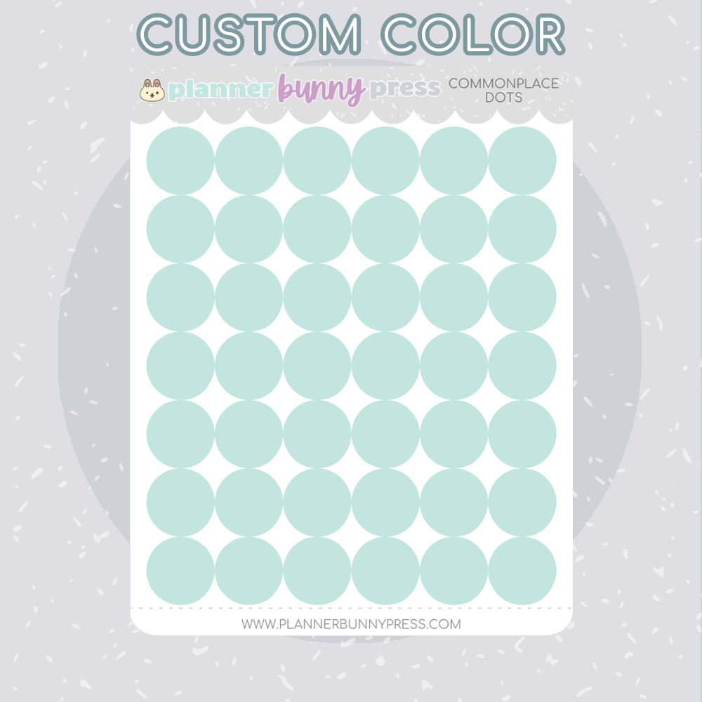 Commonplace Dots | CUSTOM COLOR
