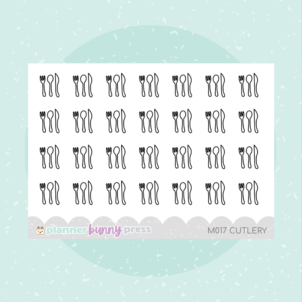Cutlery Minis | Doodle Icon
