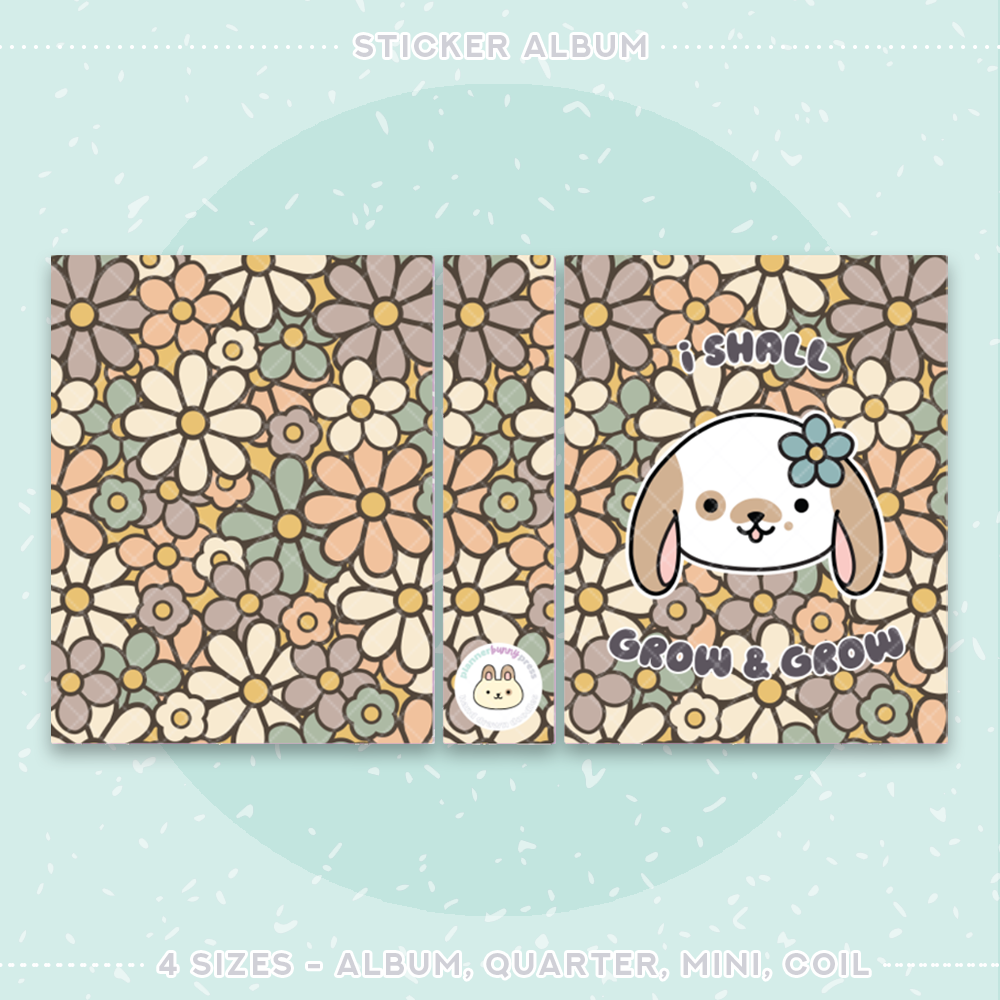 Grow Sticker Grow & Grow Sticker Album – Planner Bunny Press