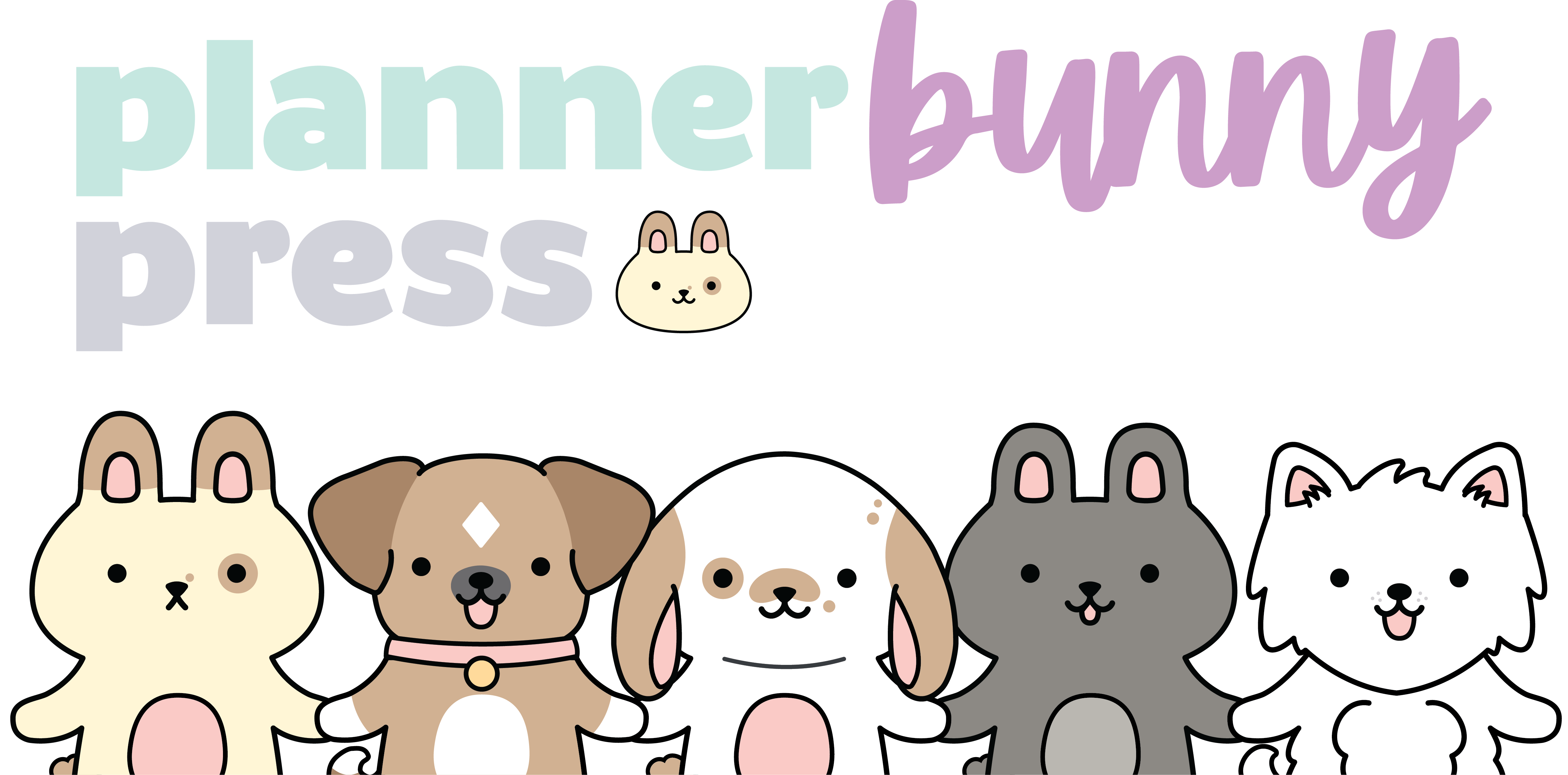 Planner Bunny Press - Hand drawn character stickers for your planner!