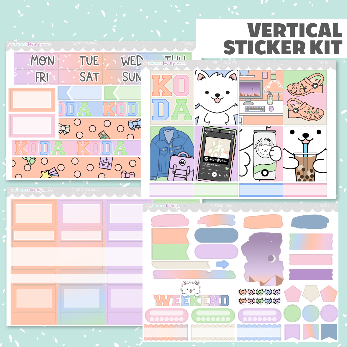 Koda | Vertical Sticker Kit