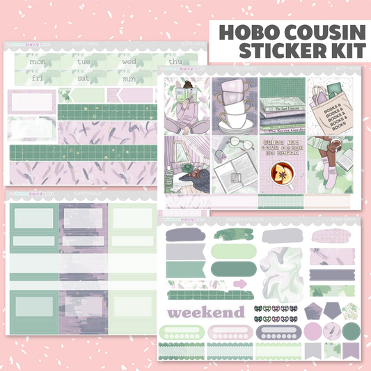 Book Nook | Hobonichi Cousin Sticker Kit