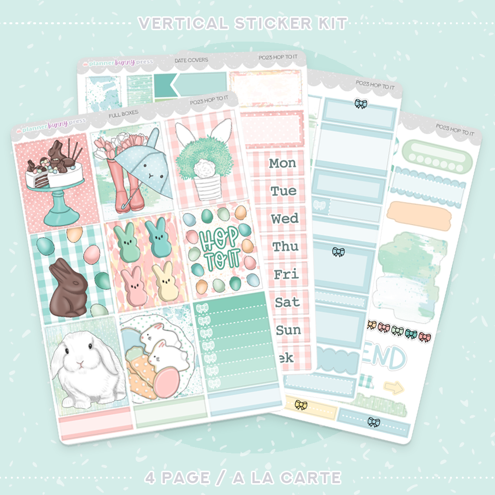 Hop To It | Vertical Sticker Kit