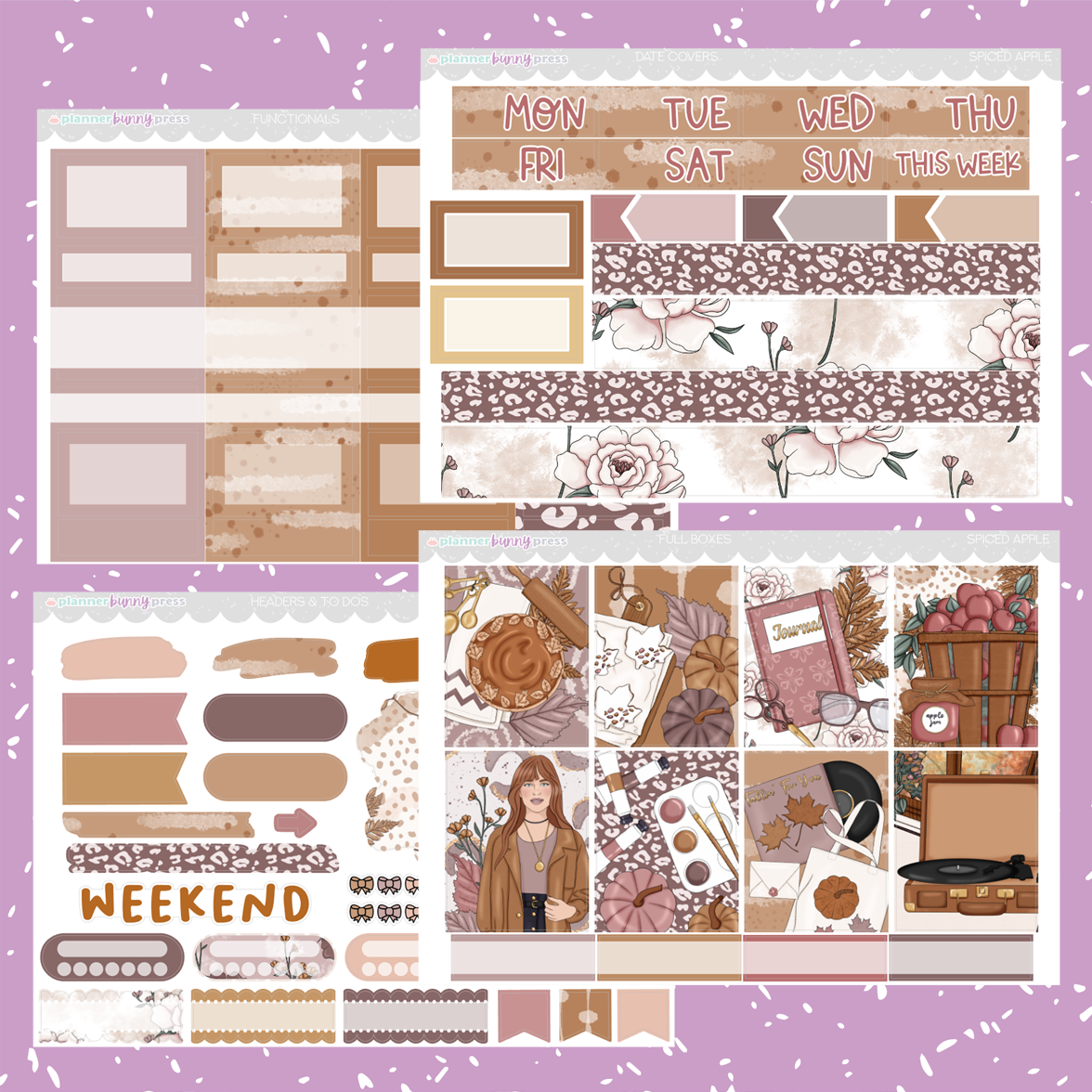 Spiced Apple | Vertical Sticker Kit