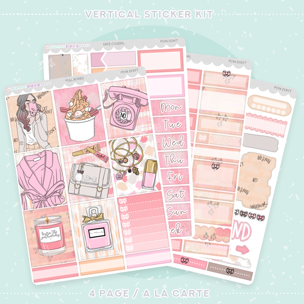 Don't | Vertical Sticker Kit