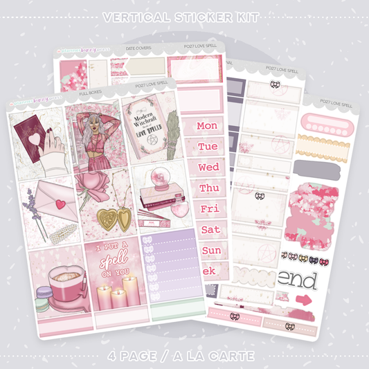 Love Spell | Vertical Sticker Kit