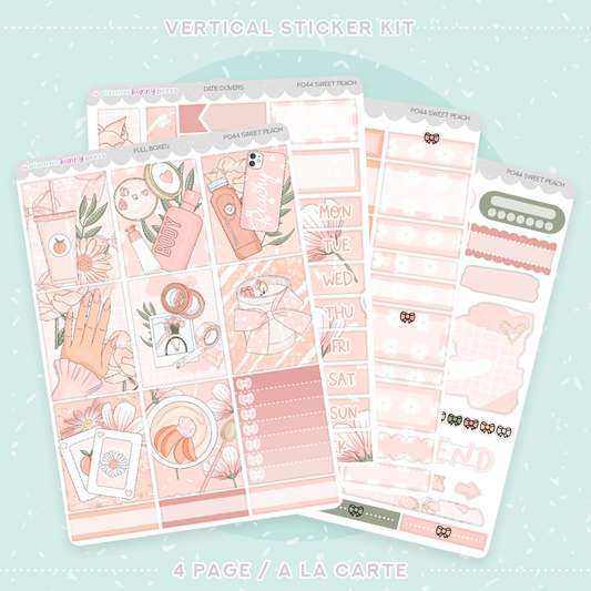 Sweet Peach | Vertical Sticker Kit