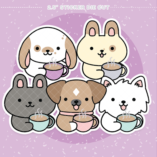 Spill the Tea Sticker Die Cut