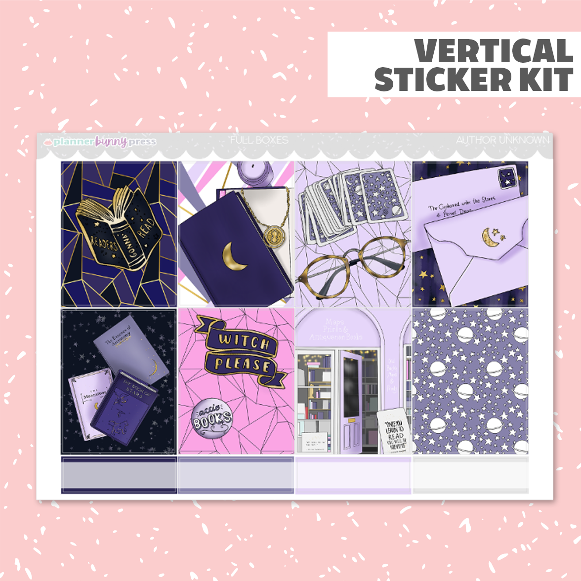 Author Unknown | Vertical Sticker Kit