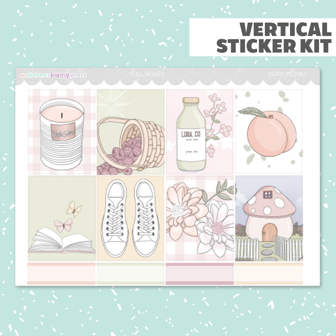 Fairy Picnic | Vertical Sticker Kit