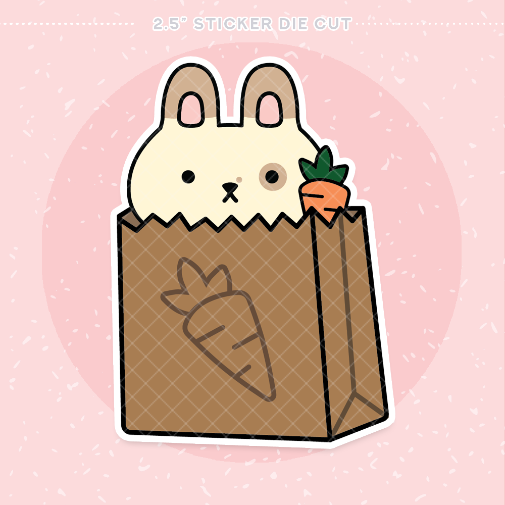 Groceries Sticker Die Cut