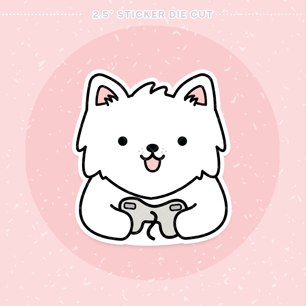 Gamer Buns Sticker Die Cut