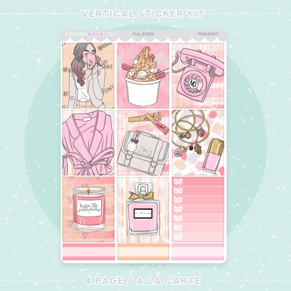 Don't | Vertical Sticker Kit