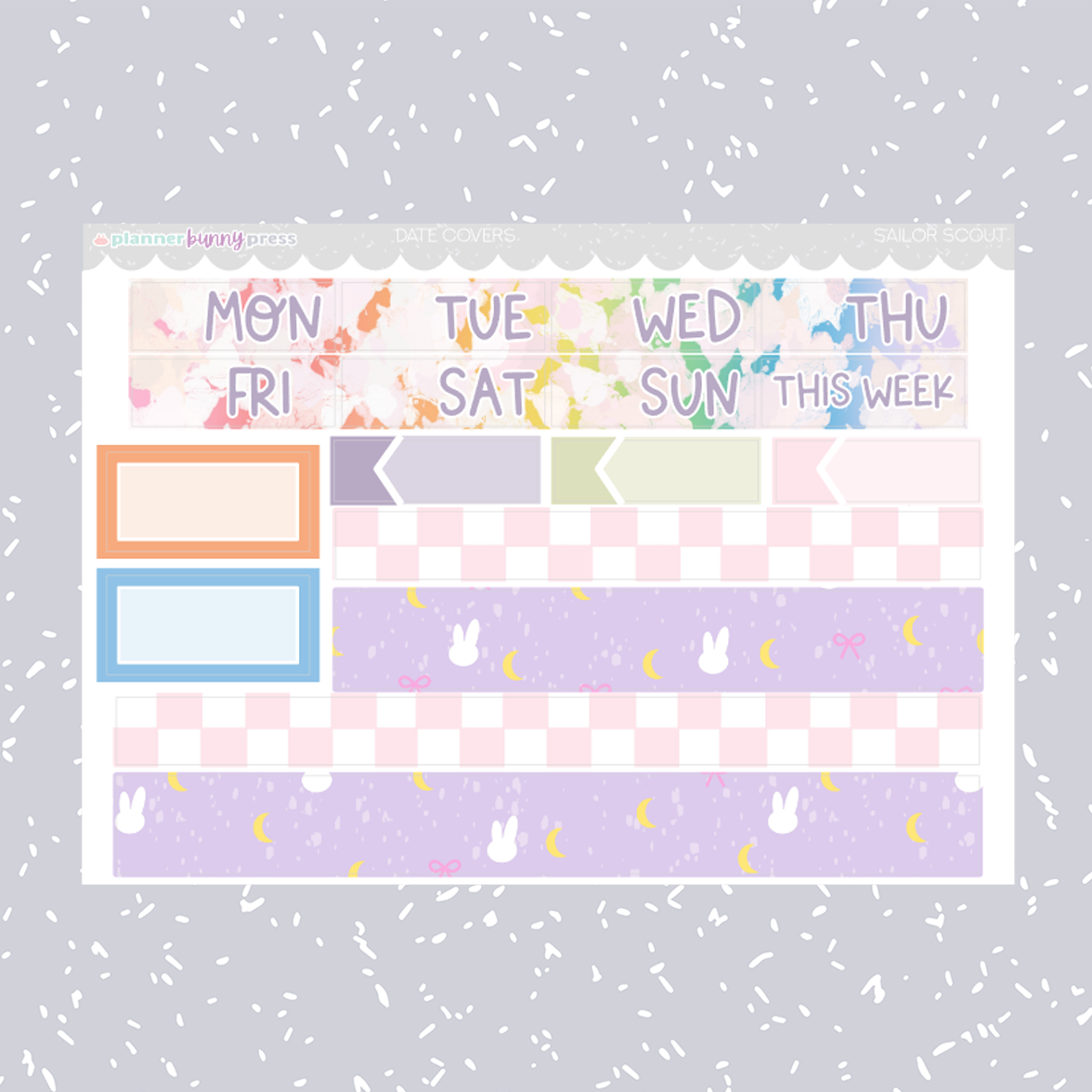 Sailor Scout | Hobonichi Cousin Sticker Kit