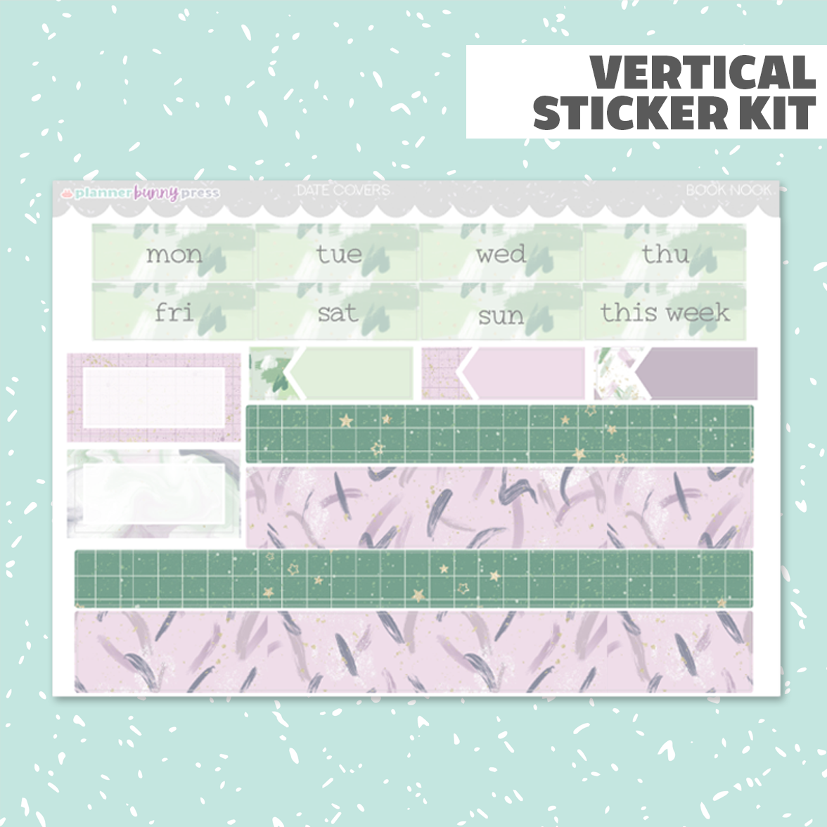 Book Nook | Vertical Sticker Kit