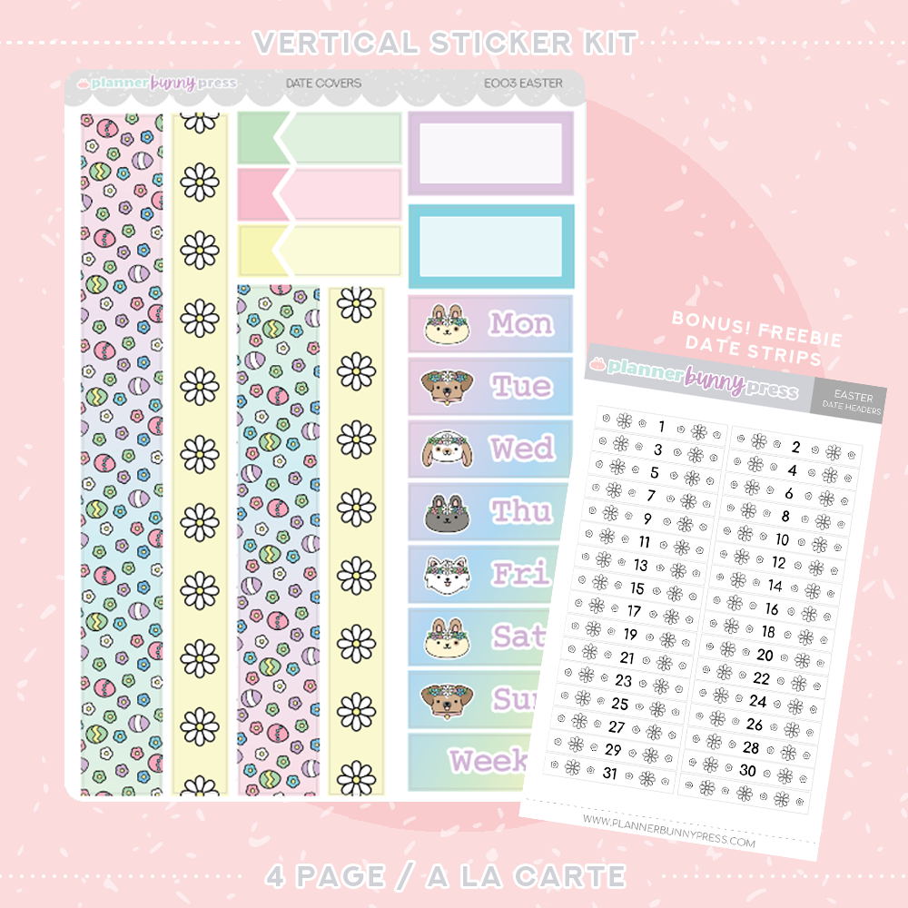 Easter | Vertical Sticker Kit