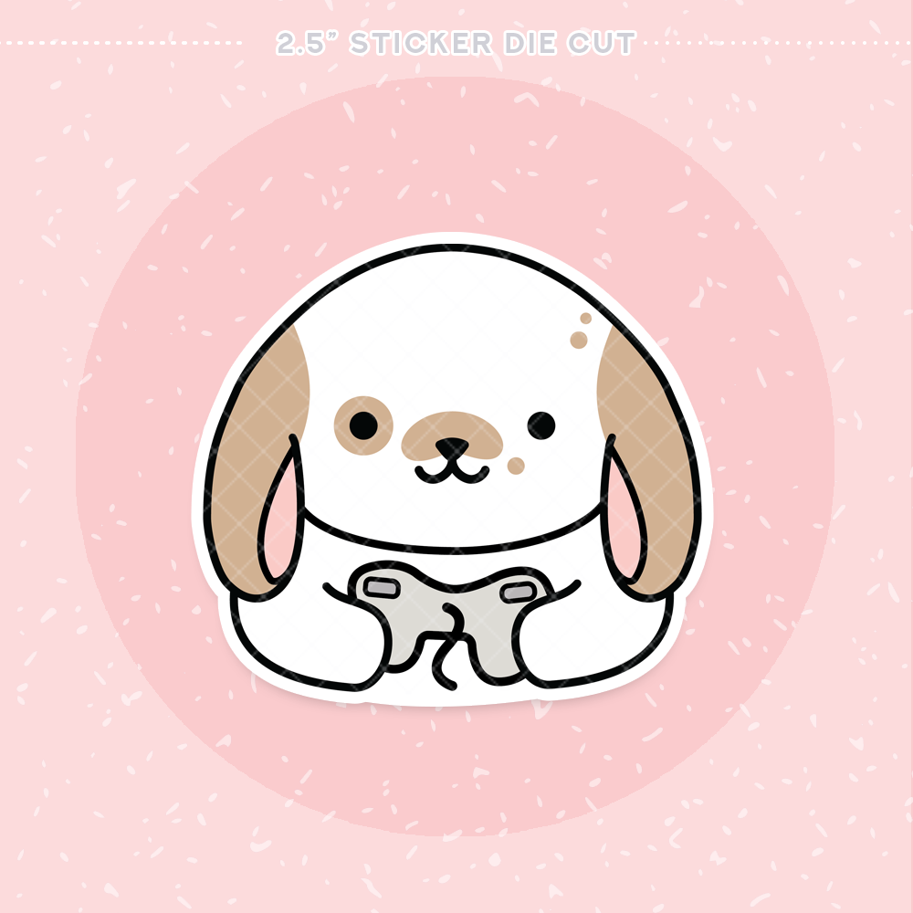 Gamer Buns Sticker Die Cut