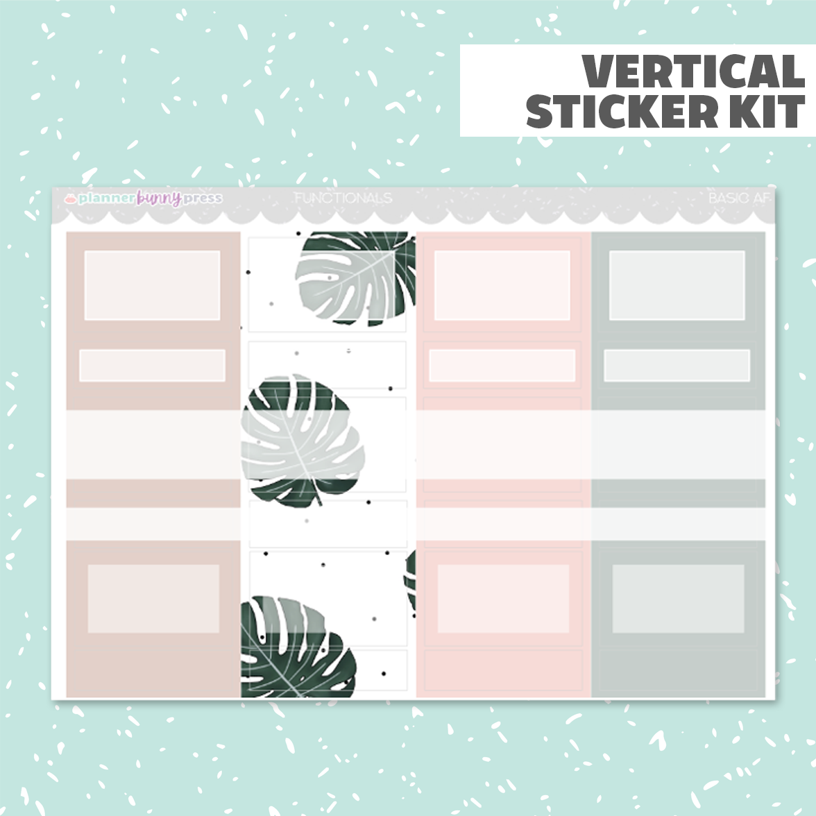 Basic AF | Vertical Sticker Kit