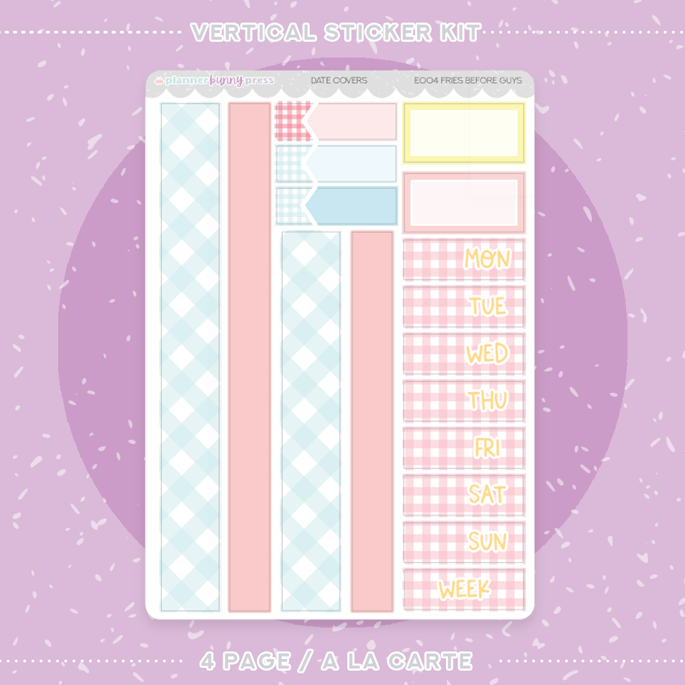 Fries Before Guys | Vertical Sticker Kit