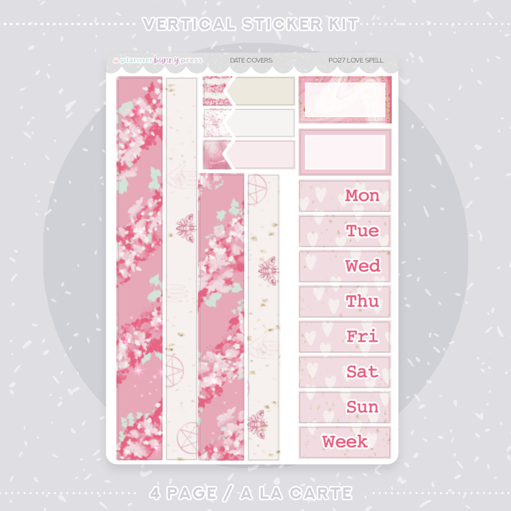 Love Spell | Vertical Sticker Kit