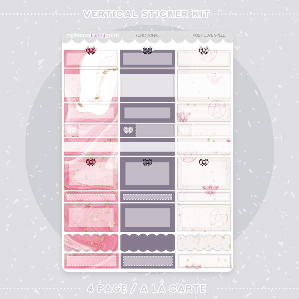 Love Spell | Vertical Sticker Kit