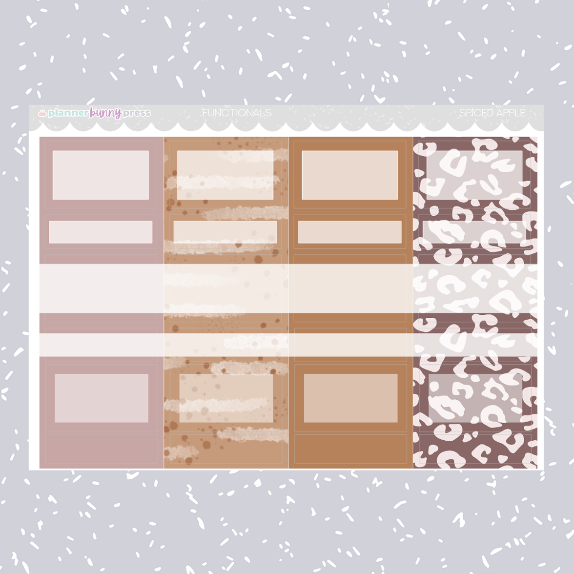 Spiced Apple | Hobonichi Cousin Sticker Kit
