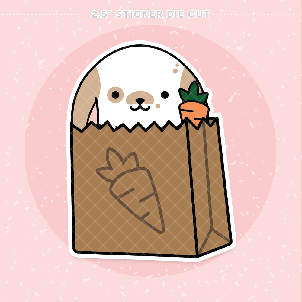 Groceries Sticker Die Cut