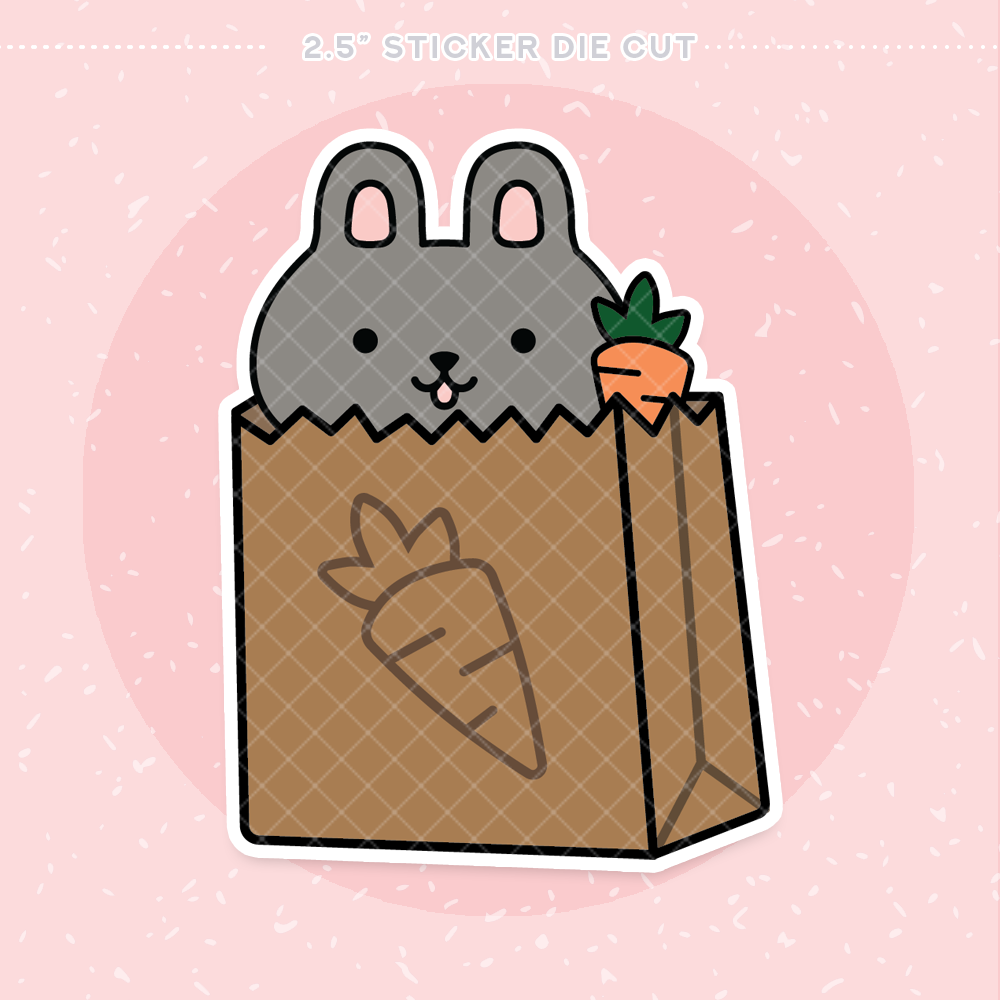 Groceries Sticker Die Cut