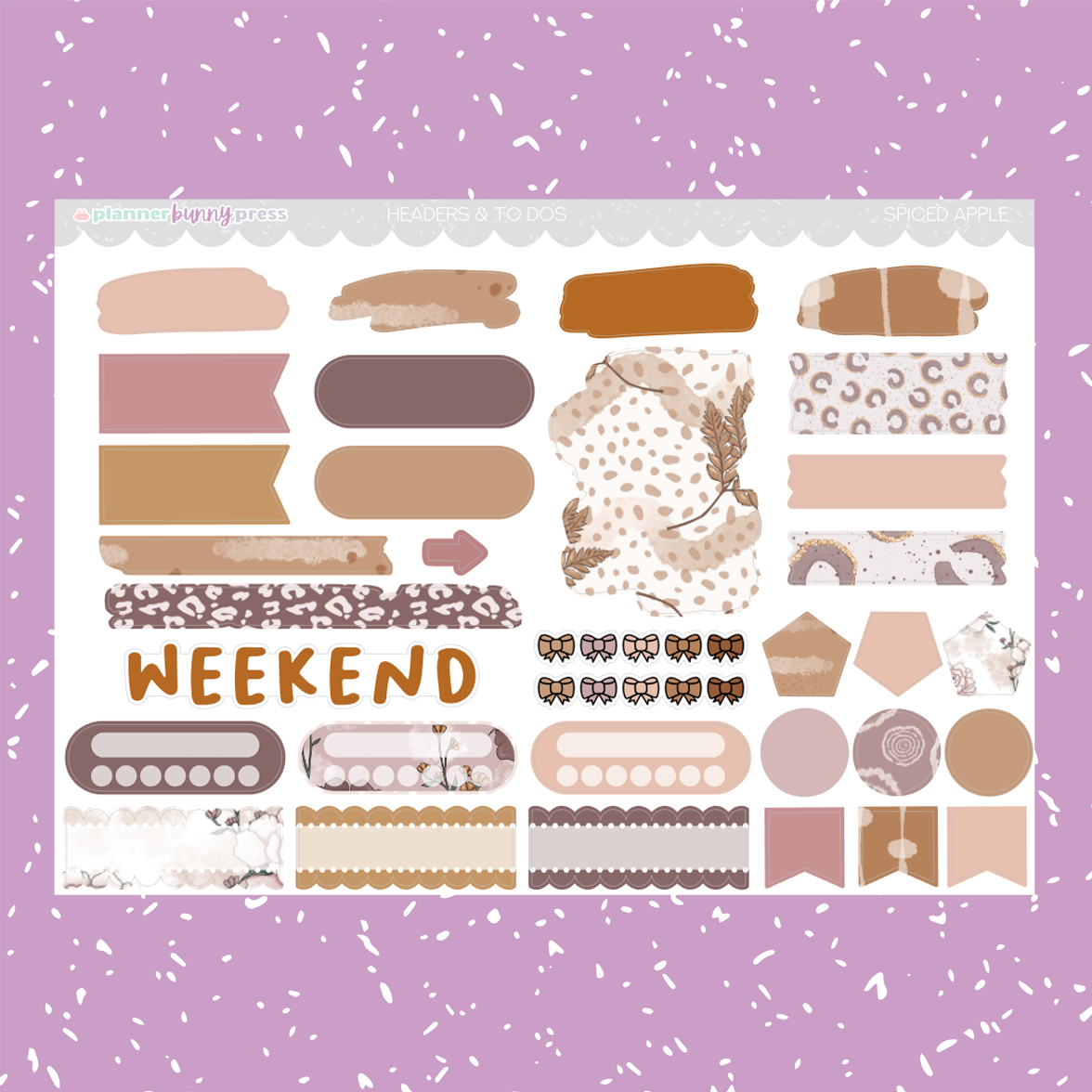 Spiced Apple | Vertical Sticker Kit